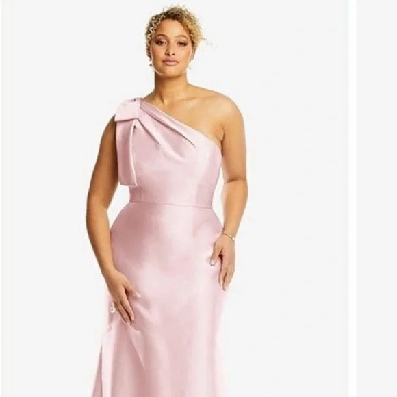 ALFRED SUNG | Dresses | Alfred Sung Pink Asymmetrical Pleated Gown | Poshmark ALFRED SUNG | Dresses | Alfred Sung Pink Asymmetrical Pleated Gown | Poshmark
